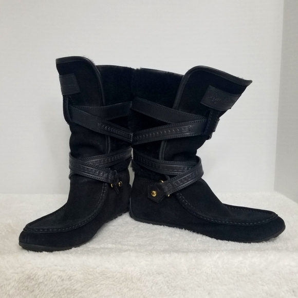 PRICE DROP-Louis Vuitton Leather/Suede Boots/Snow Girl’s or Women - Picture 1 of 8
